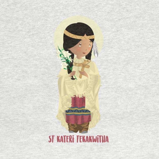 Saint Kateri Tekakwitha by AlMAO2O